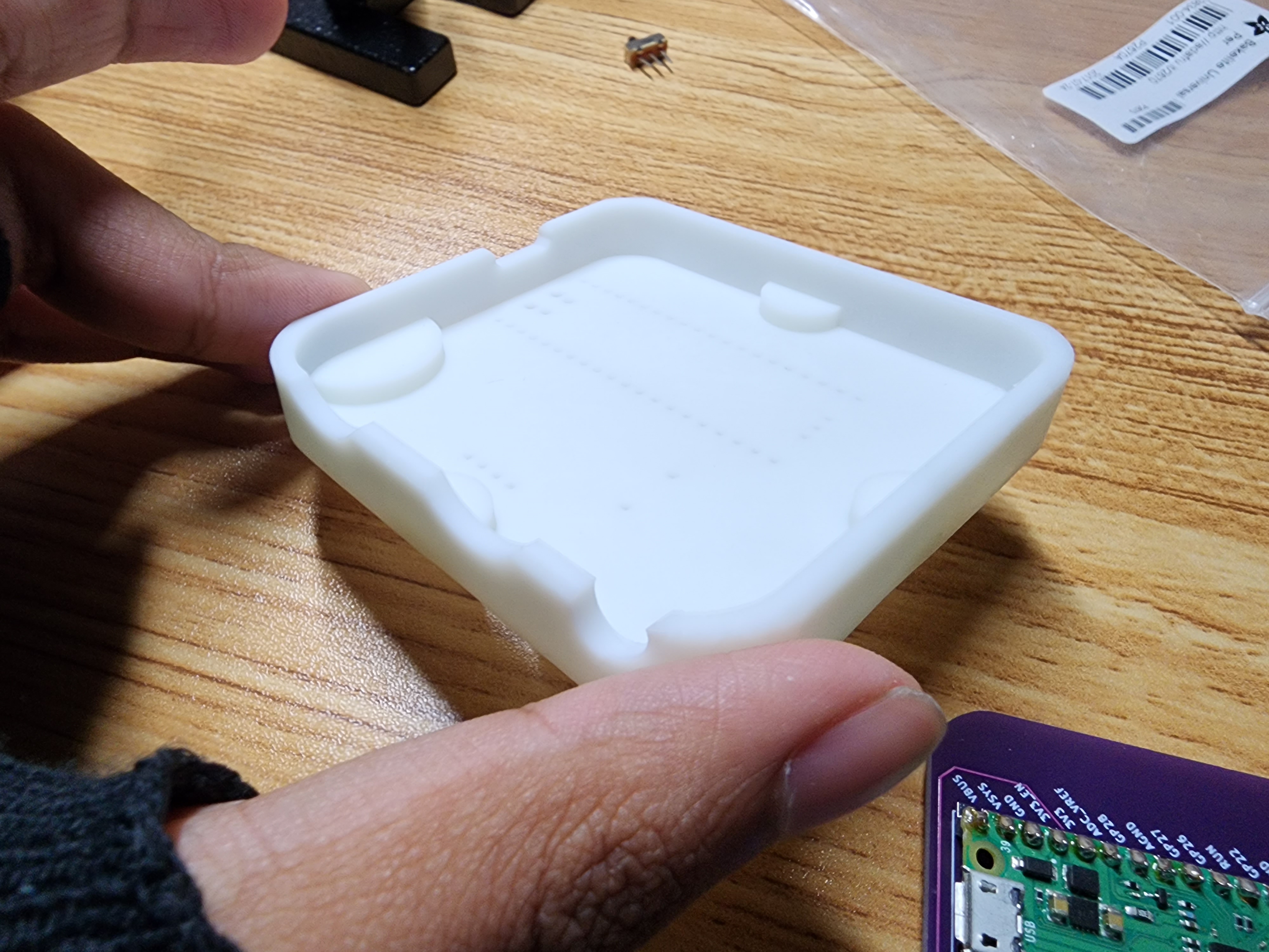 3D printed in resin, upon arrival